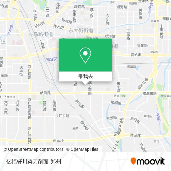 亿福轩川菜刀削面地图
