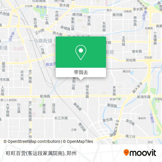 旺旺百货(客运段家属院南)地图