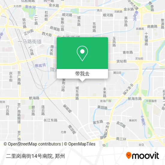二里岗南街14号南院地图