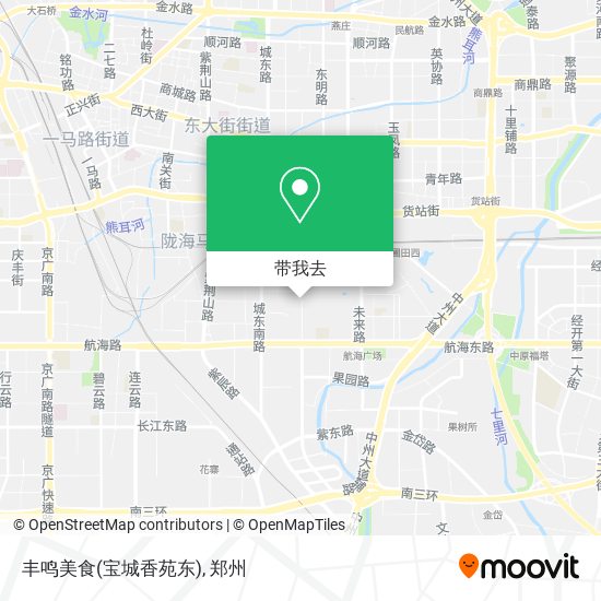 丰鸣美食(宝城香苑东)地图