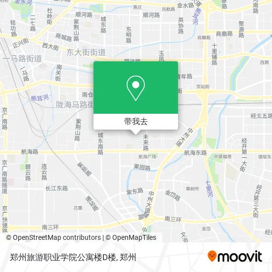 郑州旅游职业学院公寓楼D楼地图