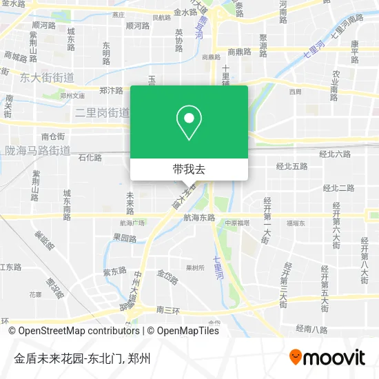金盾未来花园-东北门地图