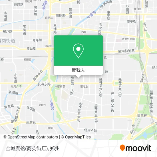 金城宾馆(商英街店)地图
