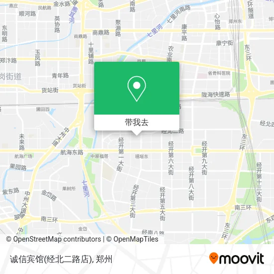 诚信宾馆(经北二路店)地图