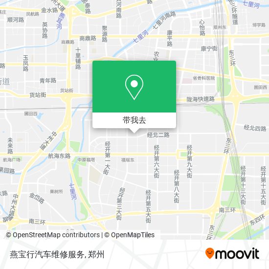 燕宝行汽车维修服务地图