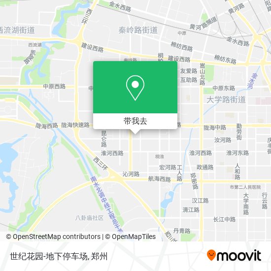 世纪花园-地下停车场地图
