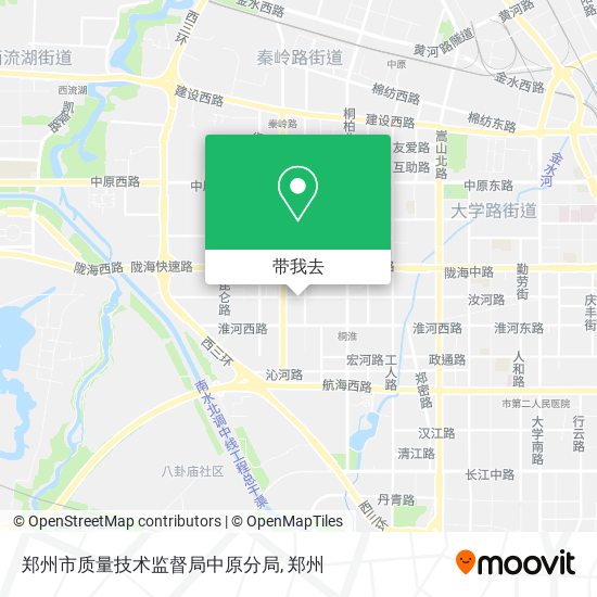 郑州市质量技术监督局中原分局地图