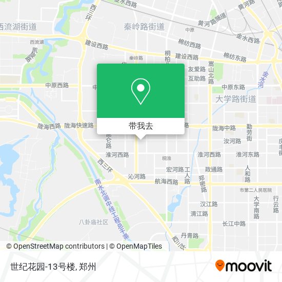 世纪花园-13号楼地图