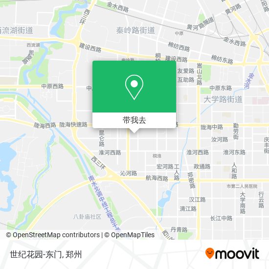 世纪花园-东门地图
