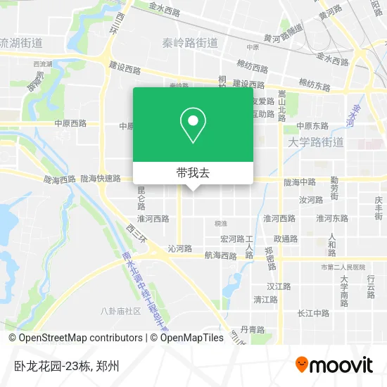 卧龙花园-23栋地图