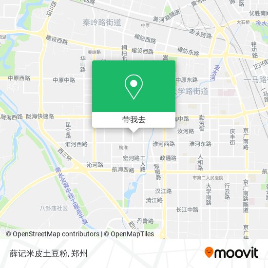 薛记米皮土豆粉地图