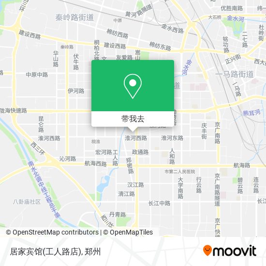 居家宾馆(工人路店)地图