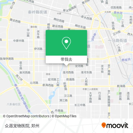 众愿宠物医院地图