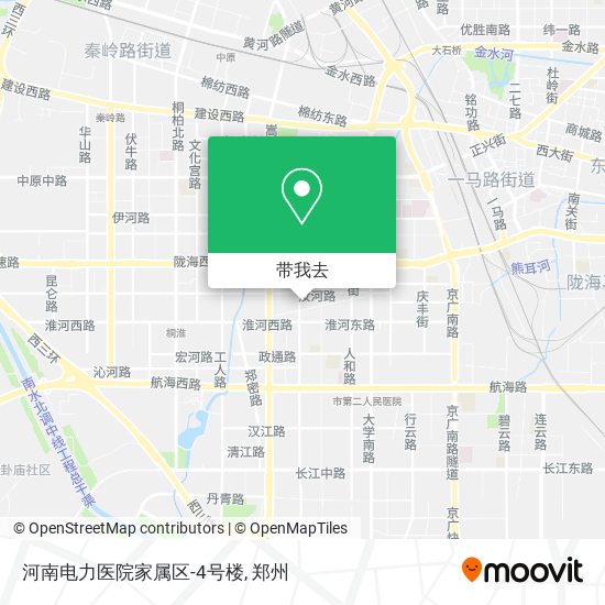 河南电力医院家属区-4号楼地图