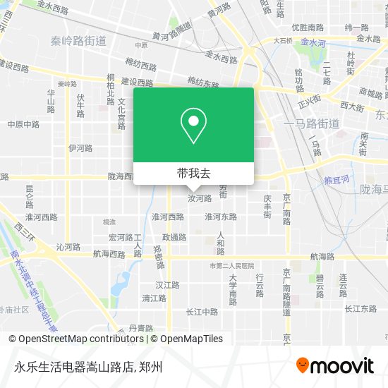 永乐生活电器嵩山路店地图