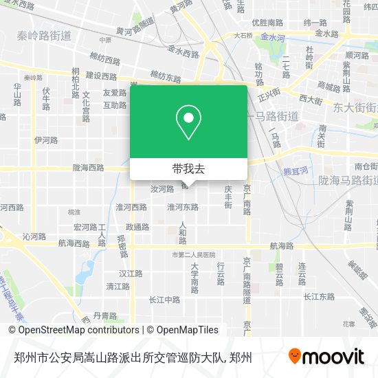 郑州市公安局嵩山路派出所交管巡防大队地图