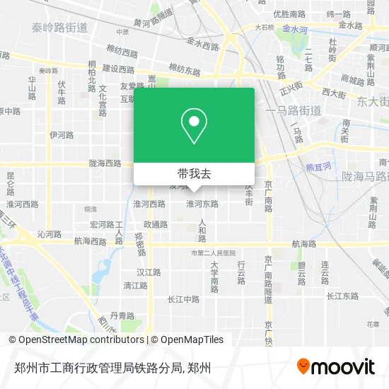 郑州市工商行政管理局铁路分局地图