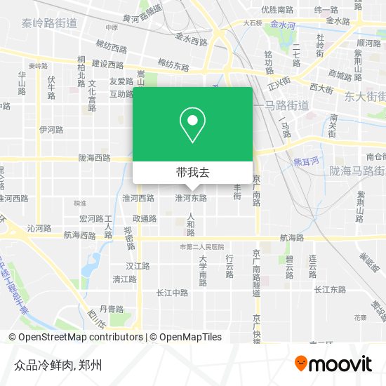 众品冷鲜肉地图
