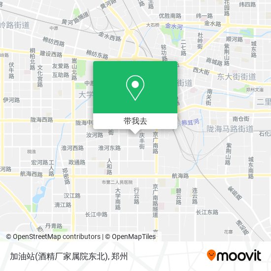 加油站(酒精厂家属院东北)地图