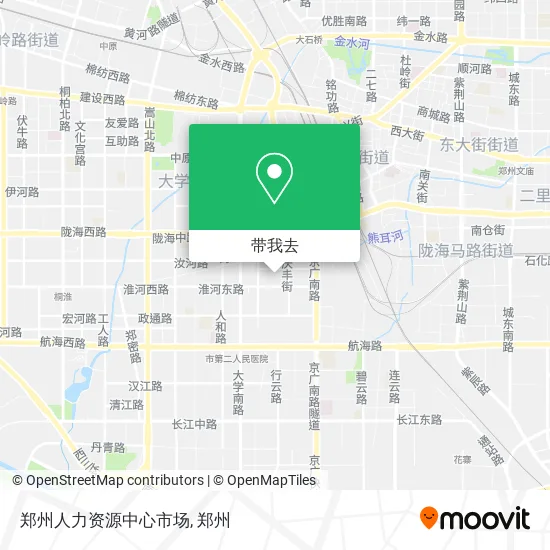 郑州人力资源中心市场地图