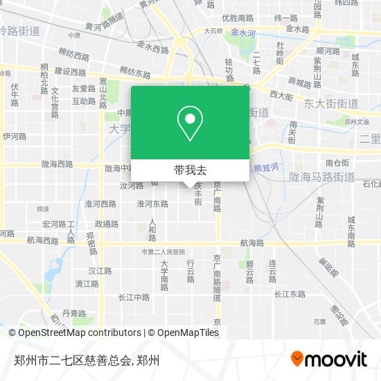 郑州市二七区慈善总会地图