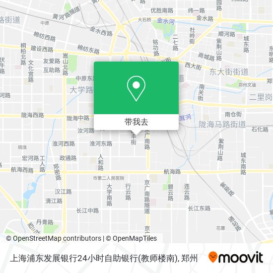 上海浦东发展银行24小时自助银行(教师楼南)地图