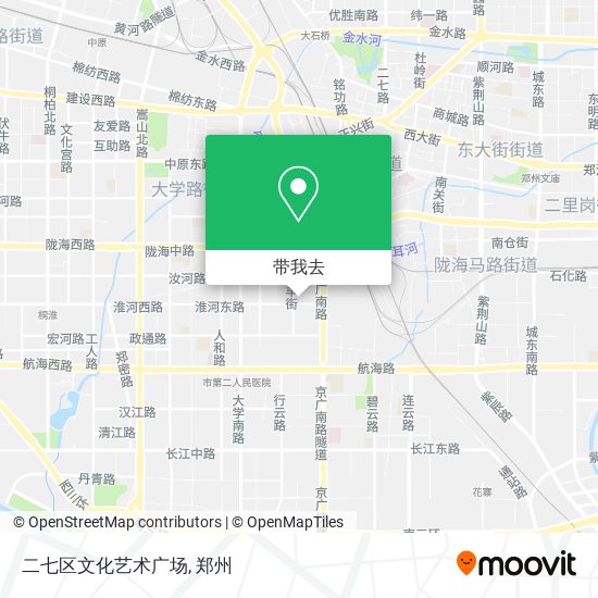 二七区文化艺术广场地图