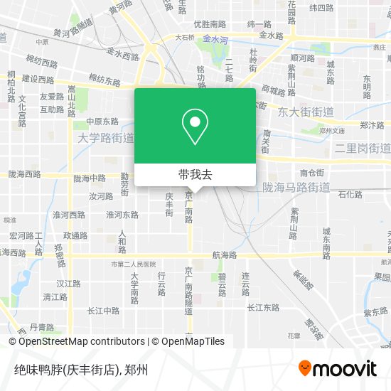 绝味鸭脖(庆丰街店)地图