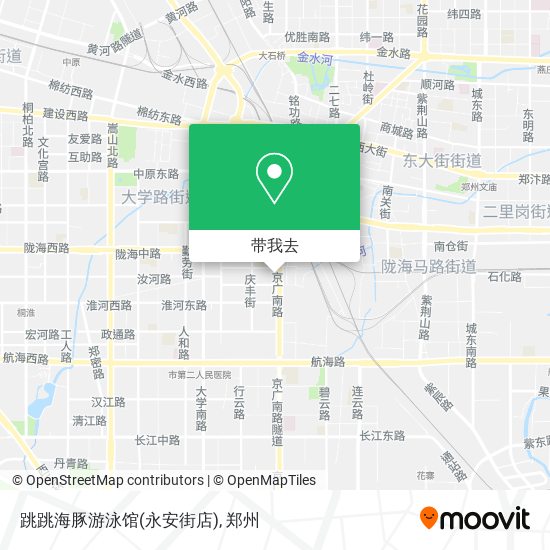 跳跳海豚游泳馆(永安街店)地图