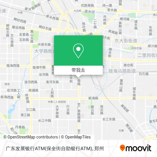 广东发展银行ATM(保全街自助银行ATM)地图