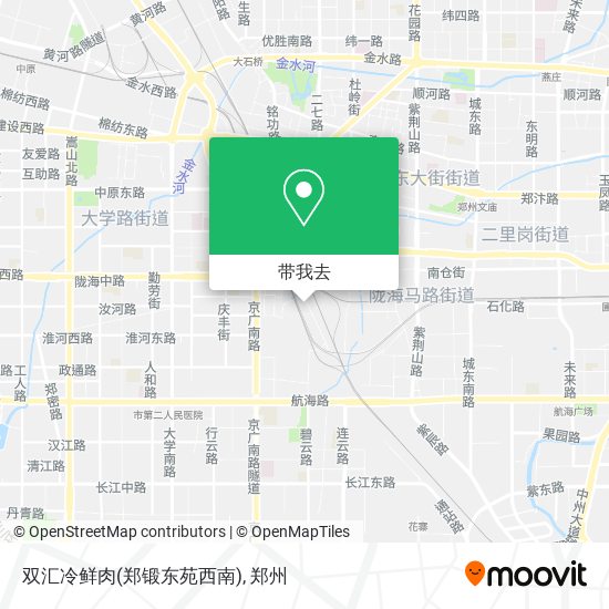 双汇冷鲜肉(郑锻东苑西南)地图