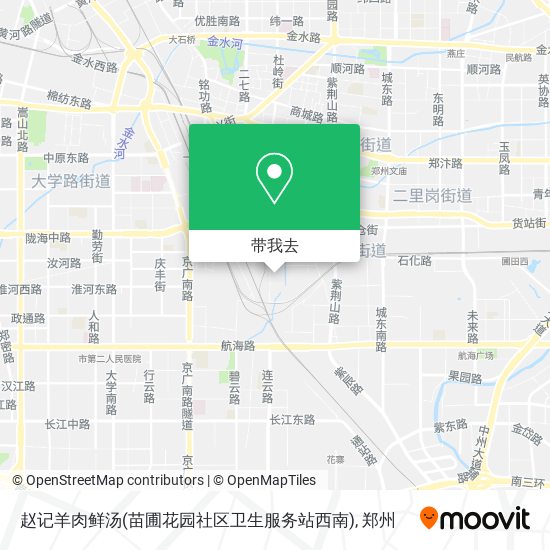 赵记羊肉鲜汤(苗圃花园社区卫生服务站西南)地图