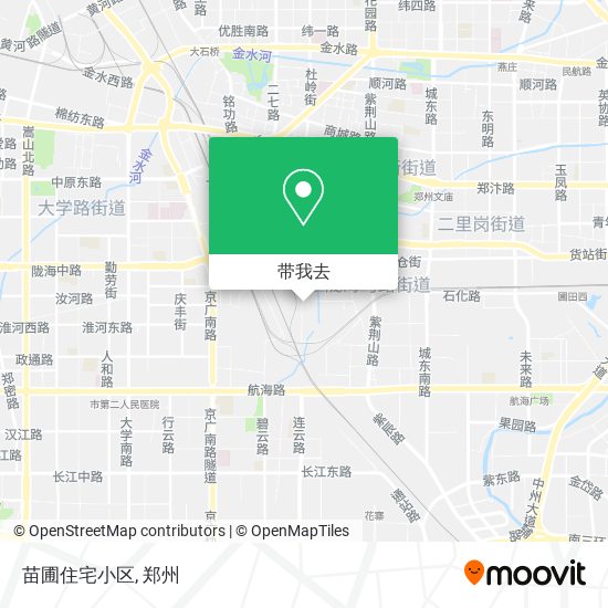 苗圃住宅小区地图
