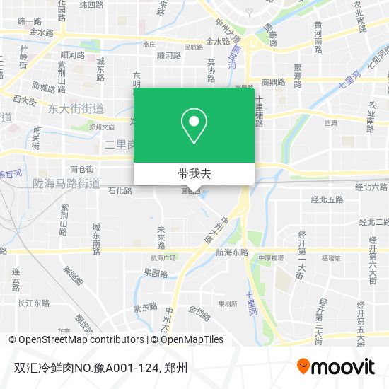 双汇冷鲜肉NO.豫A001-124地图