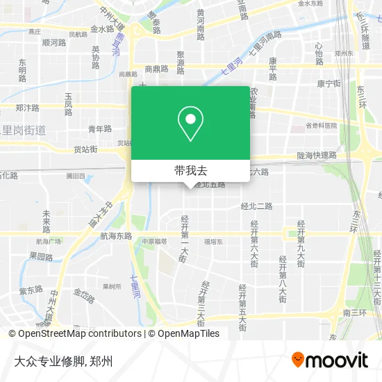 大众专业修脚地图