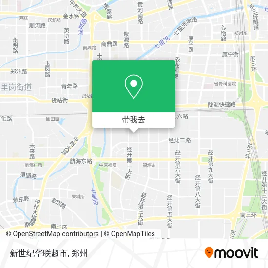 新世纪华联超市地图