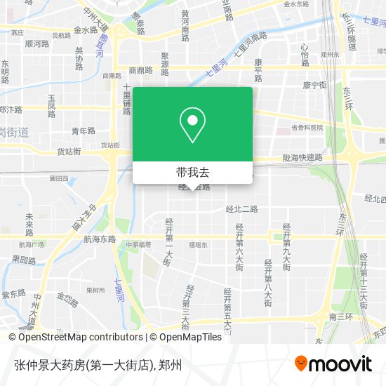 张仲景大药房(第一大街店)地图