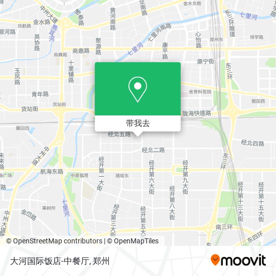 大河国际饭店-中餐厅地图