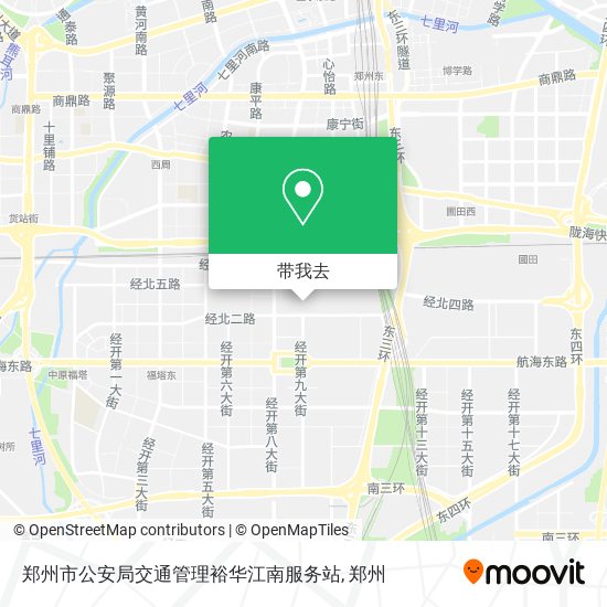 郑州市公安局交通管理裕华江南服务站地图