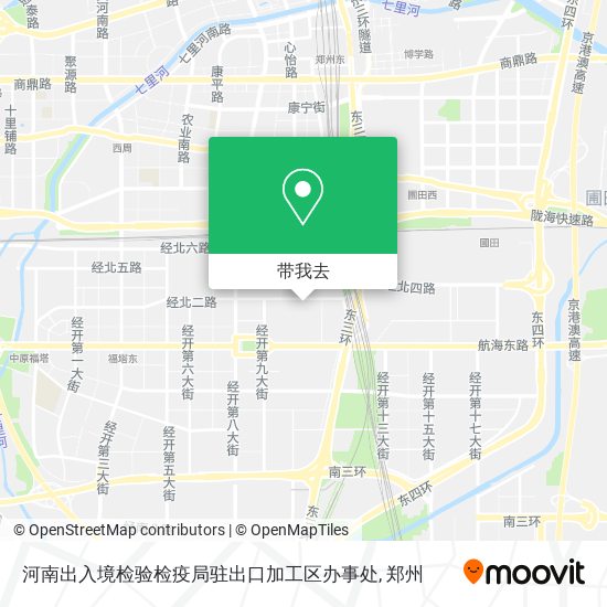 河南出入境检验检疫局驻出口加工区办事处地图