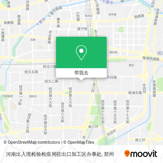 河南出入境检验检疫局驻出口加工区办事处地图