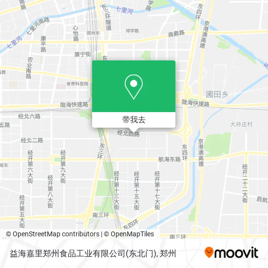 益海嘉里郑州食品工业有限公司(东北门)地图