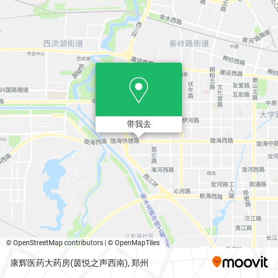 康辉医药大药房(茵悦之声西南)地图