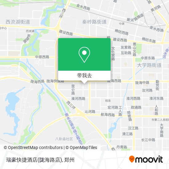 瑞豪快捷酒店(陇海路店)地图