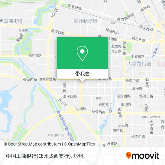 中国工商银行(郑州陇西支行)地图