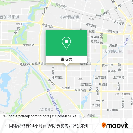 中国建设银行24小时自助银行(陇海西路)地图