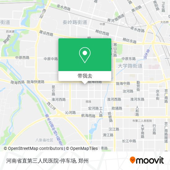 河南省直第三人民医院-停车场地图