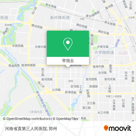 河南省直第三人民医院地图