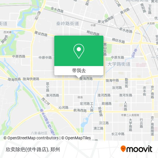 欣奕除疤(伏牛路店)地图