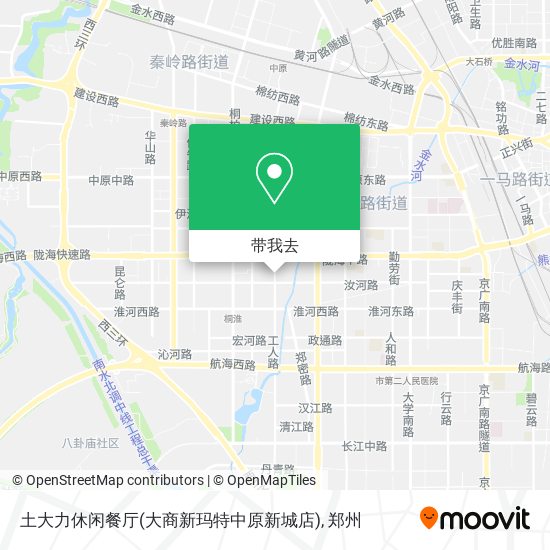 土大力休闲餐厅(大商新玛特中原新城店)地图